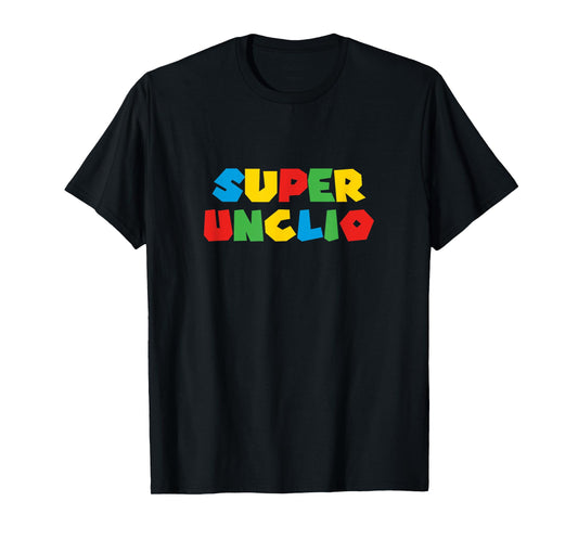 Gamer Super Uncle Funny Gaming Matching Present from Nephew T-Shirt