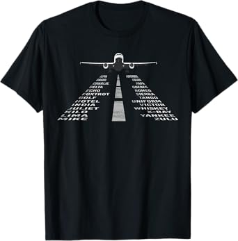 Pilot Cadet Phonetic Alphabet T-Shirt