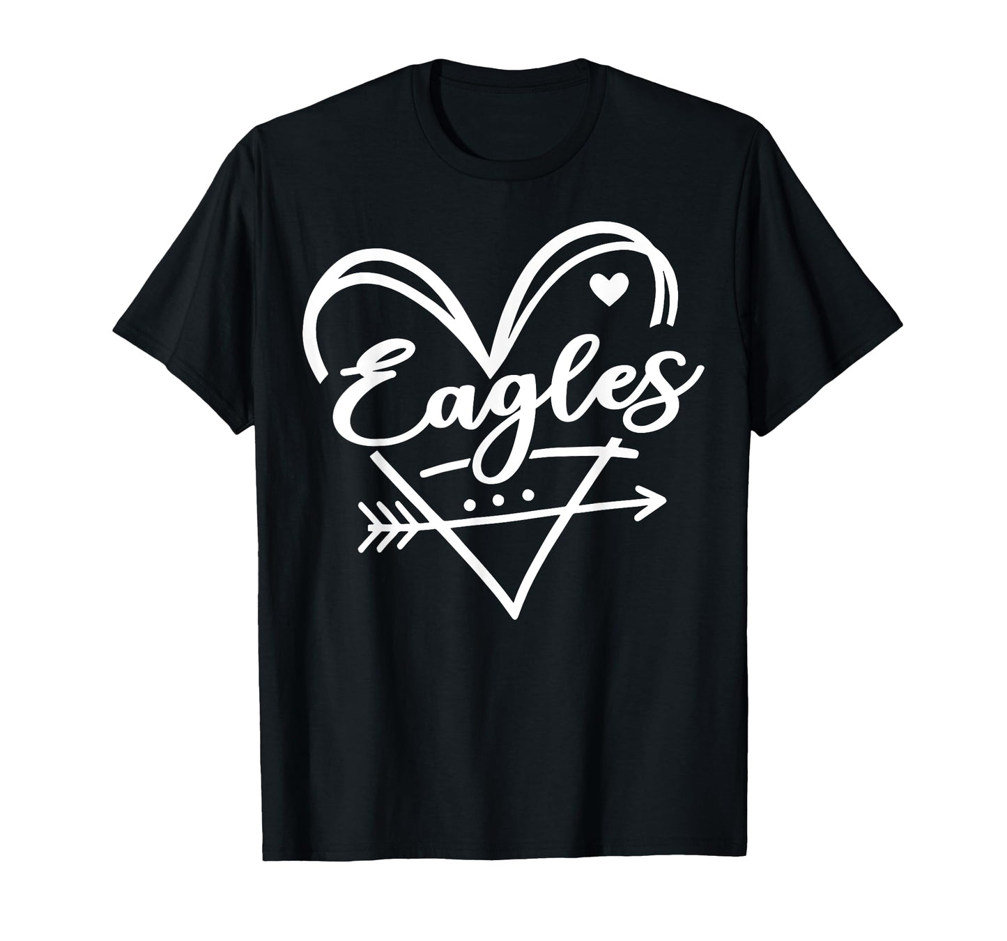 Retro Eagles Graphic Heart Classic Gift for Men Women Kids T-Shirt