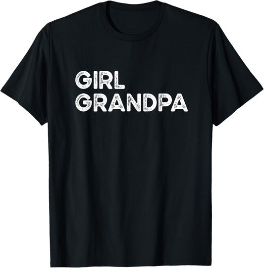 Girl Grandpa Grandfather Father's Day T-Shirt