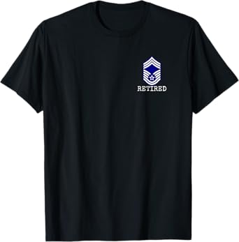 Air Force Retired E9 Chief Master Sergeant T-Shirt