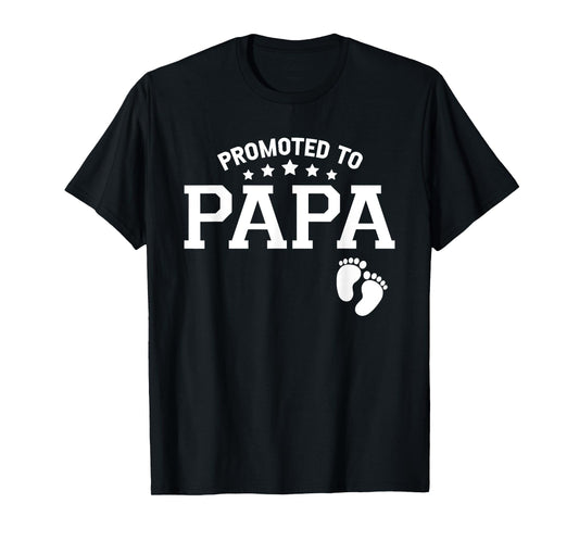 Promoted To Papa Pregnancy Gender Reveal Soon To Be Daddy T-Shirt