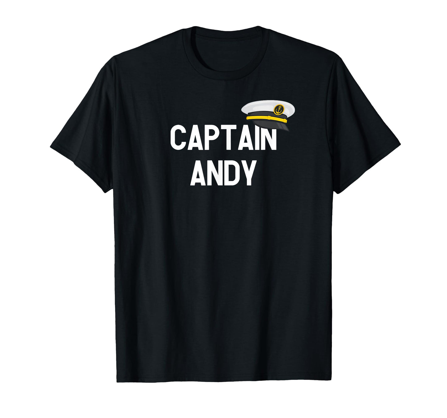 Captain Andy - First Name Gift T-Shirt