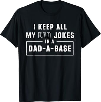 Programmer Father Database Geek Daddy Nerd Dad Jokes T-Shirt