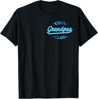 Mens Cool Grandpas Club Father's Day Best Cool Grandpa T-Shirt
