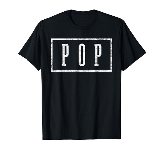 Pop - Sleek Framed Design Father's Day Pop T-Shirt