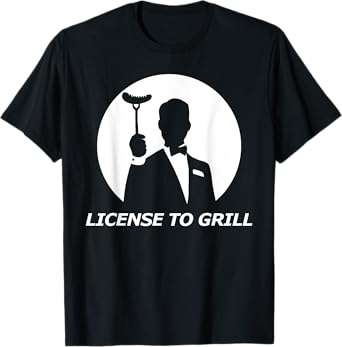 License to Grill funny BBQ License to Grill T-Shirt