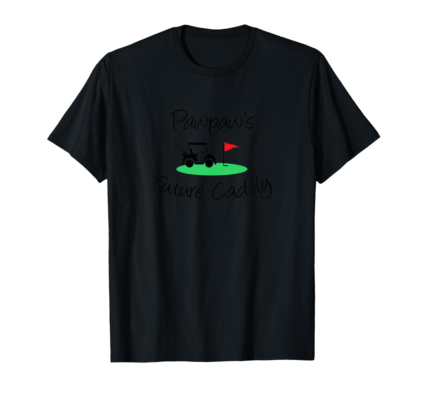 Kids Pawpaw's Future Caddy Cute Grandchild Golf T-Shirt