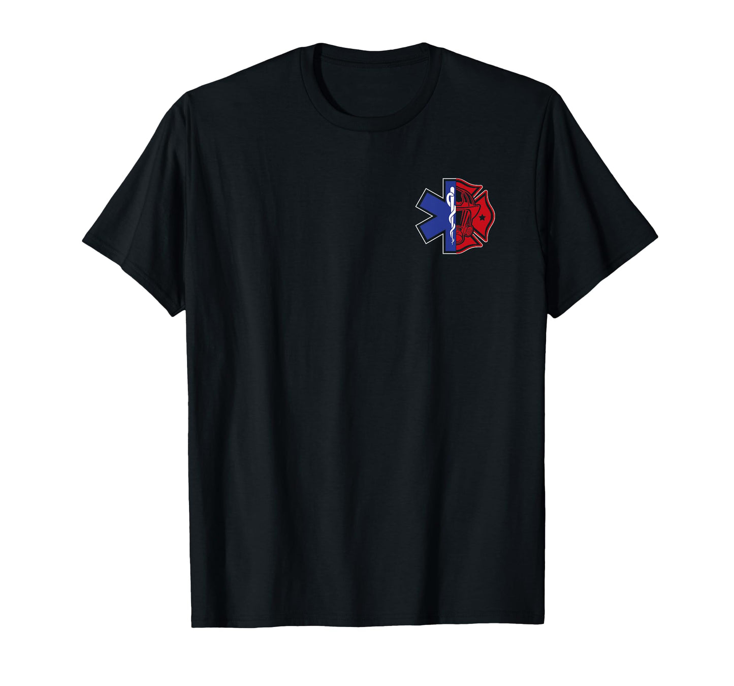 EMT EMS Firefighter Firefighter Two Sided T-Shirt