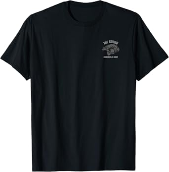 THE GOONS COME OUT AT NIGHT Edgy Bold Military Skull NVG T-Shirt