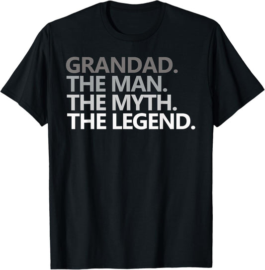 GRANDAD THE MAN MYTH LEGEND Father's Day Gift Grandpa Papa T-Shirt