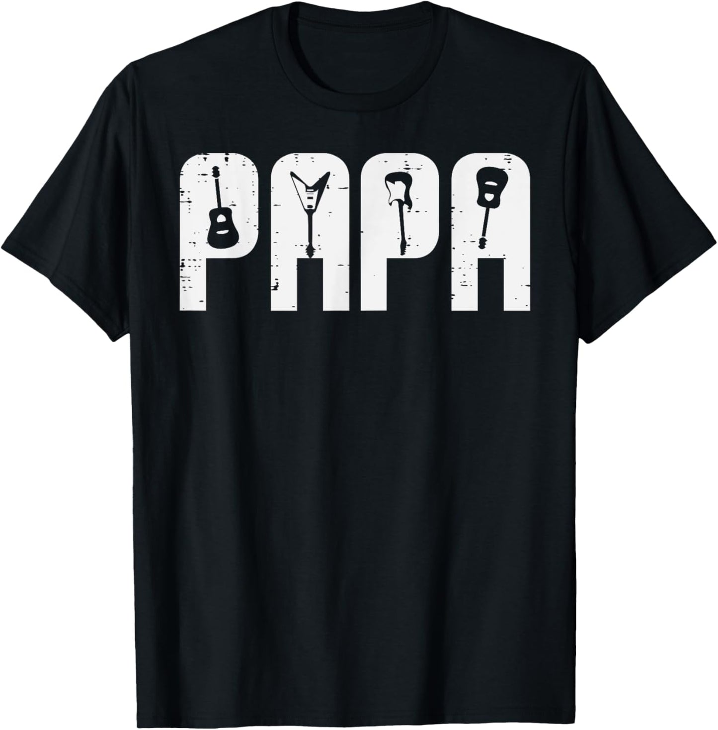 Electric Acoustic Bass Dad Daddy Men T-Shirt