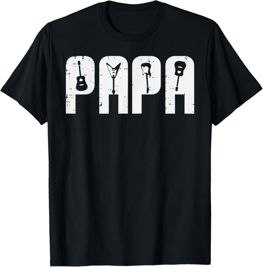 Electric Acoustic Bass Dad Daddy Men T-Shirt