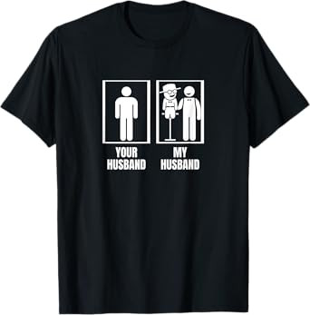 Your Husband My Husband Wife Funny Ventriloquist T-Shirt