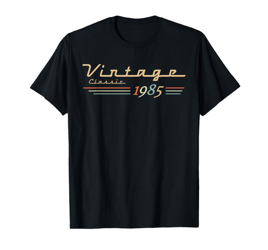 Vintage 40th Birthday Decorations Vintage 1985 40 Years Old T-Shirt