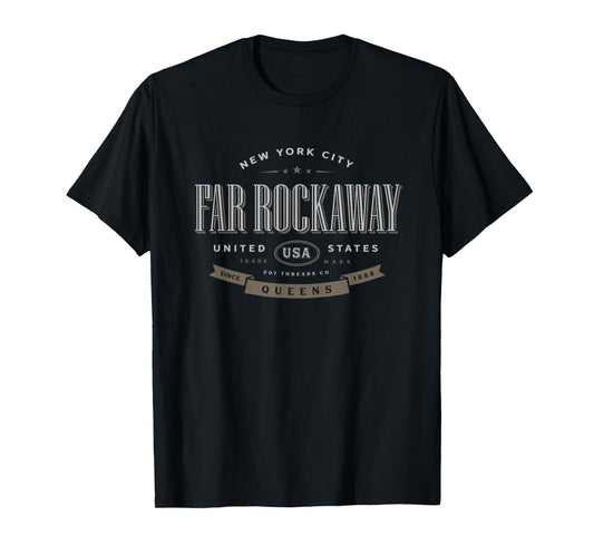 Far Rockaway Queens NYC Vacation Souvenir T-Shirt