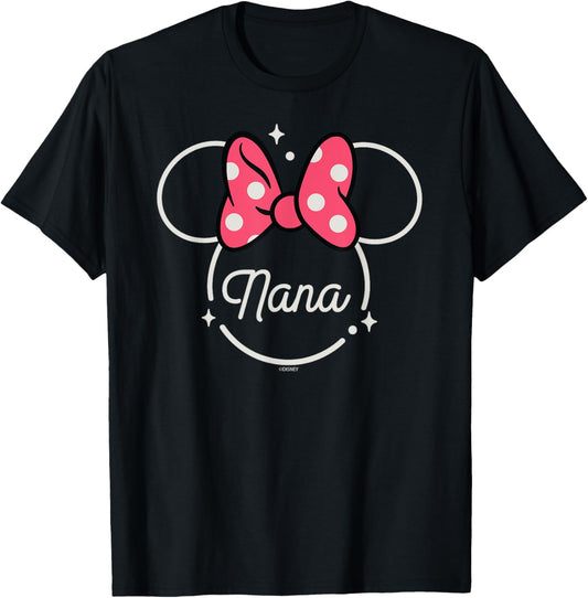 Disney Minnie Mouse Nana Grandma Icon Magic Mother’s Day T-Shirt