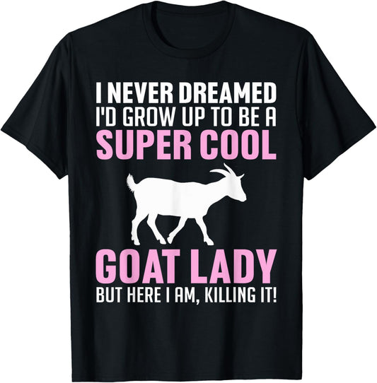 Cool Goats For Women Girls Goat Whisperer Pygmy Goat Animal T-Shirt