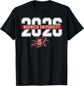 Norwich University Class of 2026 Vintage Design for Men T-Shirt