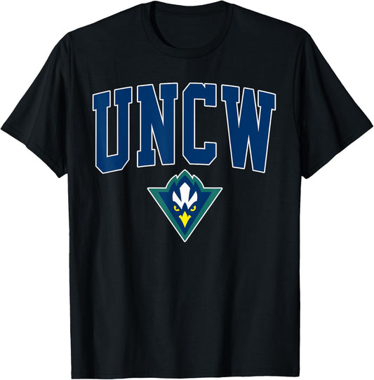 UNCW Arch Vintage Retro College Sports Design Men Women T-Shirt