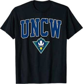 UNCW Arch Vintage Retro College Sports Design Men Women T-Shirt