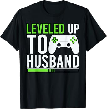 Husband Level Unlocked Est.2025 I Leveled Up To Husband T-Shirt