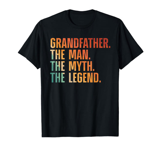 Funny Grandfather Art For Grandpa From Grandkids Grandfather T-Shirt