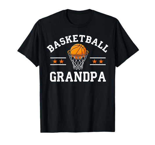 Proud Basketball Grandpa Grandfather T-Shirt