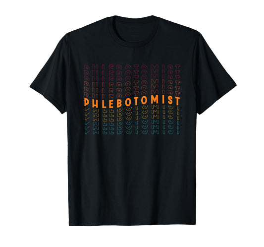 Phlebotomist | Veins Blood Syringe | Phlebotomy Technician T-Shirt