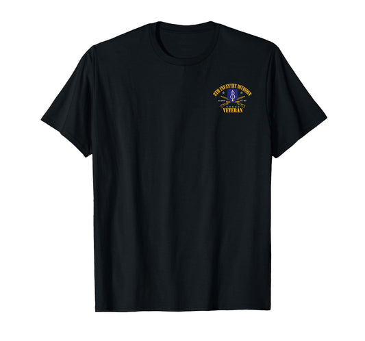 8th Infantry Division Veteran Shirt Military Patriotic Mens T-Shirt