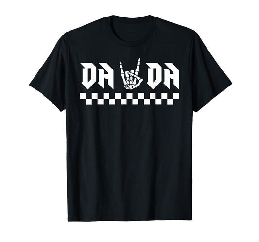 Dada Bad Two The Bone Family Matching Birthday Skeleton Dad T-Shirt