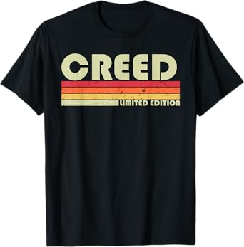 CREED Gift Name Personalized Funny Retro Vintage Birthday T-Shirt
