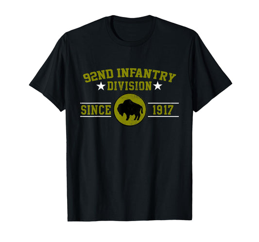 92nd Infantry Division Veteran Military Father Day Christmas T-Shirt