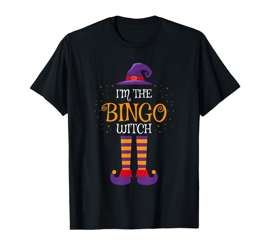 I’m The Bingo Witch Halloween Family Matching Group Costume T-Shirt