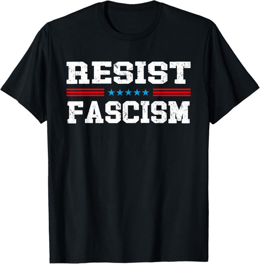 Resist Fascism Vintage T-Shirt