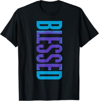 Blessed Streetwear Tee Aqua Matching Outfit T-Shirt
