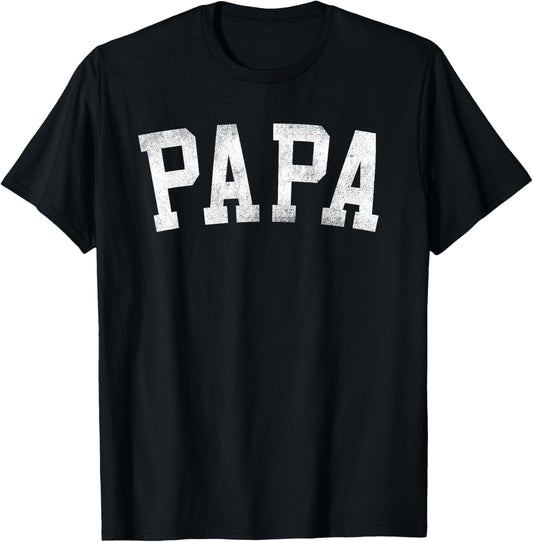 Papa - Classic Bold Font Father's Day Papa T-Shirt