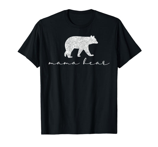 Mama Bear Shirt Cute Mothers Day Gift White T-Shirt