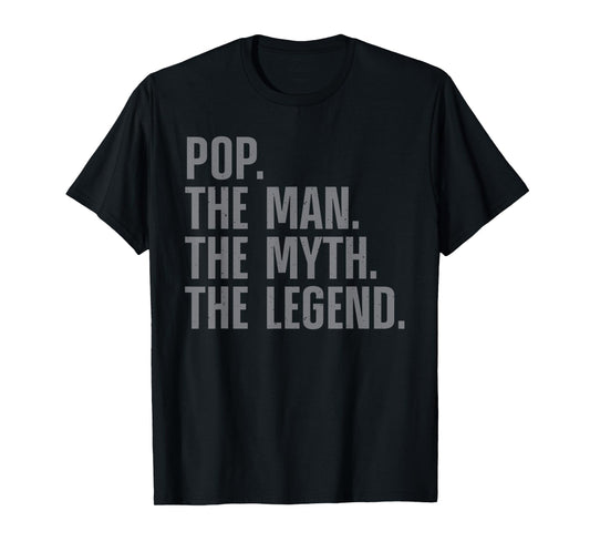 Funny Pop Design For Grandpa Grandfather From Grandkids Pop T-Shirt