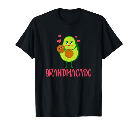 Grandmacado Grandma Avocado Vegan Pregnancy Announcement T-Shirt