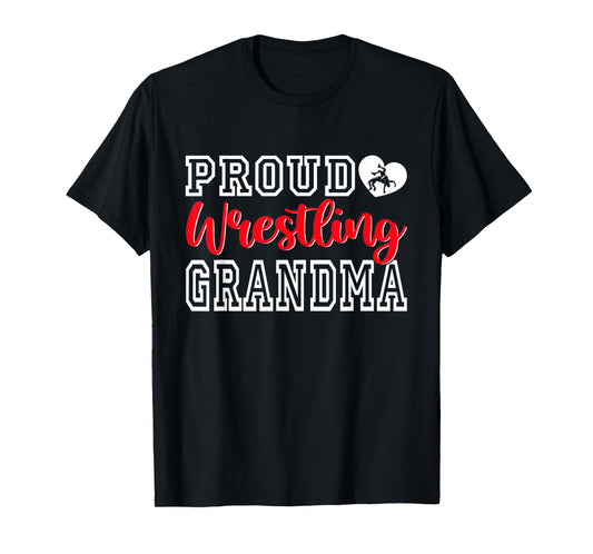 Cute Proud Wrestling Grandma Mother's Day Christmas T-Shirt