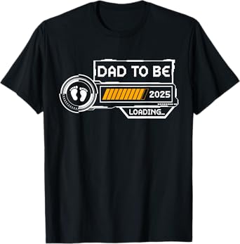 Soon Dad To Be Est 2025 Promoted to Daddy Gifts 1st Time Dad T-Shirt