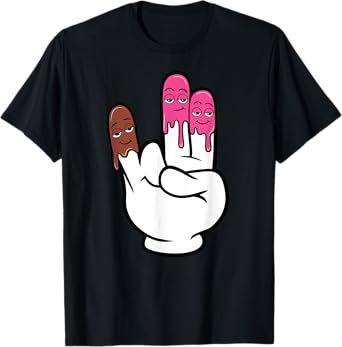 2 Pink Donut Funny Inappropriate Adult Humor Joke Men Women T-Shirt