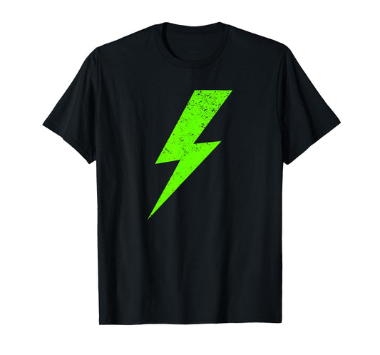 Simple Lightning Green Bolt T-Shirt
