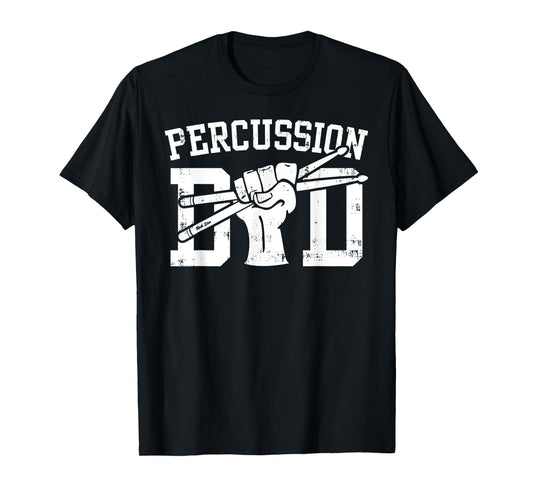 Percussion Dad Marching Band Daddy Percussionist Cool Father T-Shirt