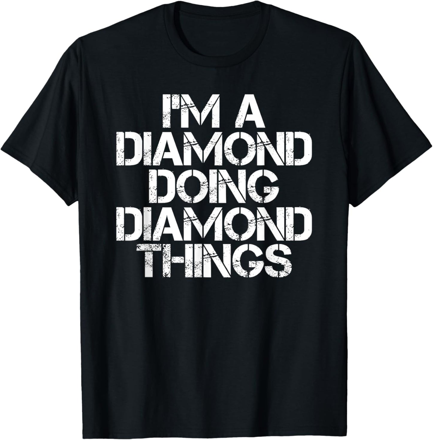 DIAMOND Funny Surname Family Tree Birthday Reunion Gift Idea T-Shirt