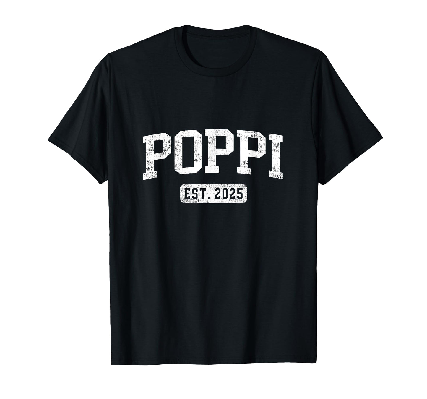 First Time Poppi 2025 Pregnancy Reveal Black Unisex-Adults Modern T-Shirt