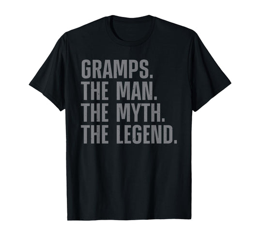 Gramps Design For Grandpa Grandfather From Grandkids Gramps T-Shirt