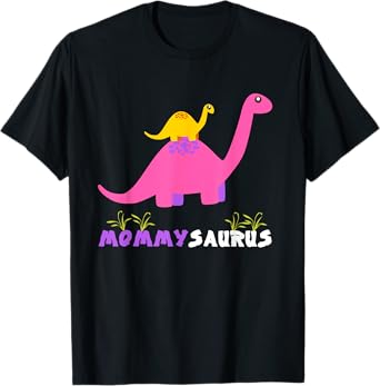 Mommysaurus Shirt Cute Mother Dinosaur Mommy Saurus Matching T-Shirt