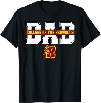 College of the Redwoods Dad Father Arch Vintage Design Men T-Shirt